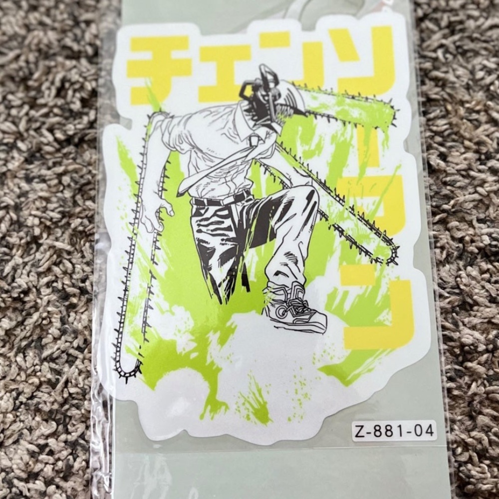 Chainsaw Man 🚗 Sticker Japanese Anime